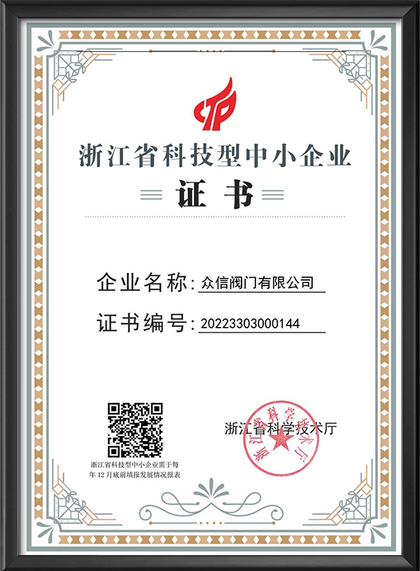 浙江省科技型中小企业